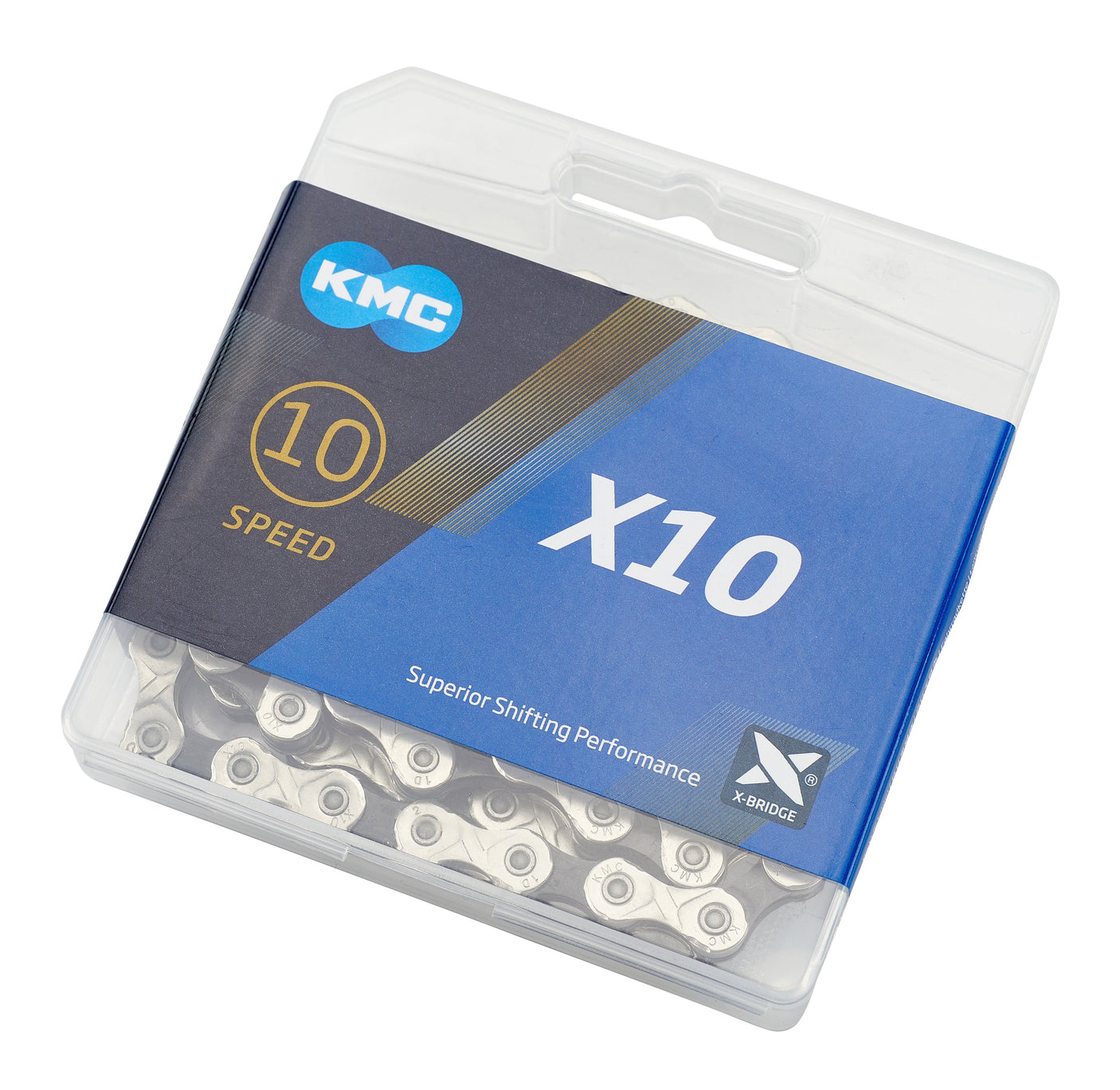Chaîne KMC X10 10 vitesses argent/noir