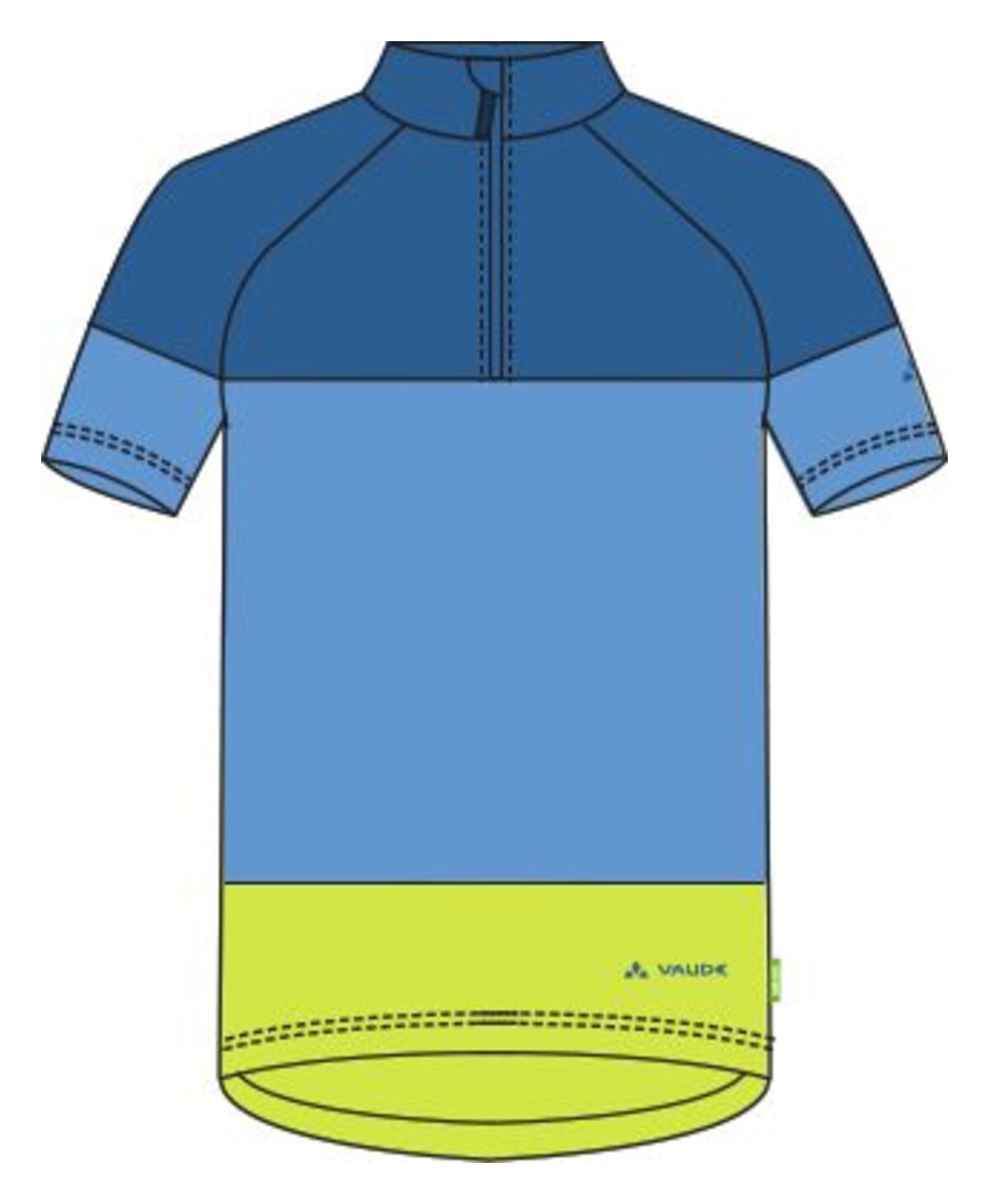 VAUDE Kids Qimsa Shirt bleu