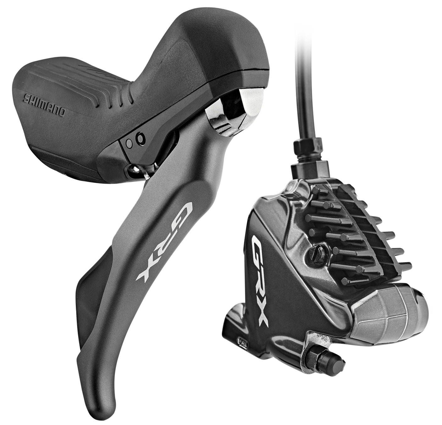 Shimano GRX ST-RX810/BR-RX810 frein à disque arrière 11 vitesses gris/noir