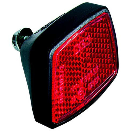 Busch + Müller Catadioptre rectangulaire pour garde-boue noir/rouge