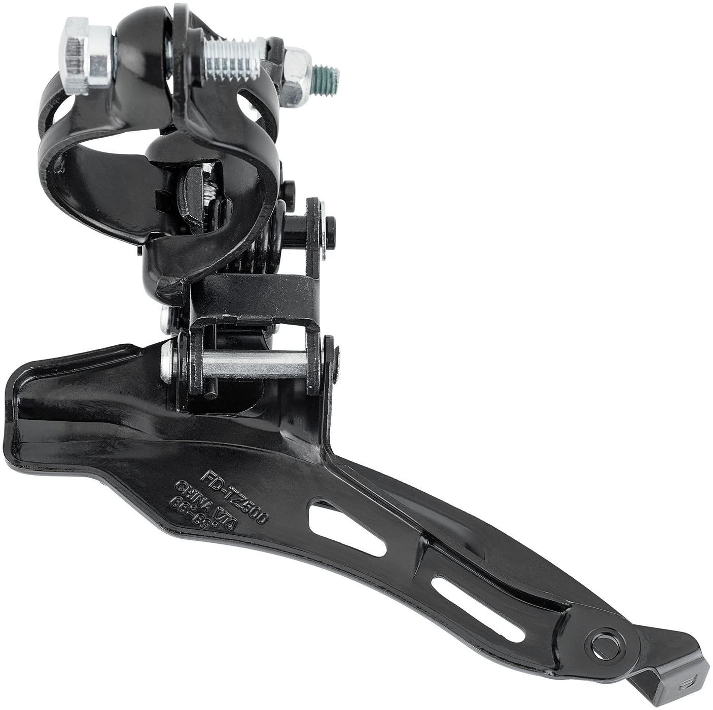 Shimano Tourney TZ FD-TZ500 dérailleur avant 3x6/7 vitesses Down Swing collier haut noir