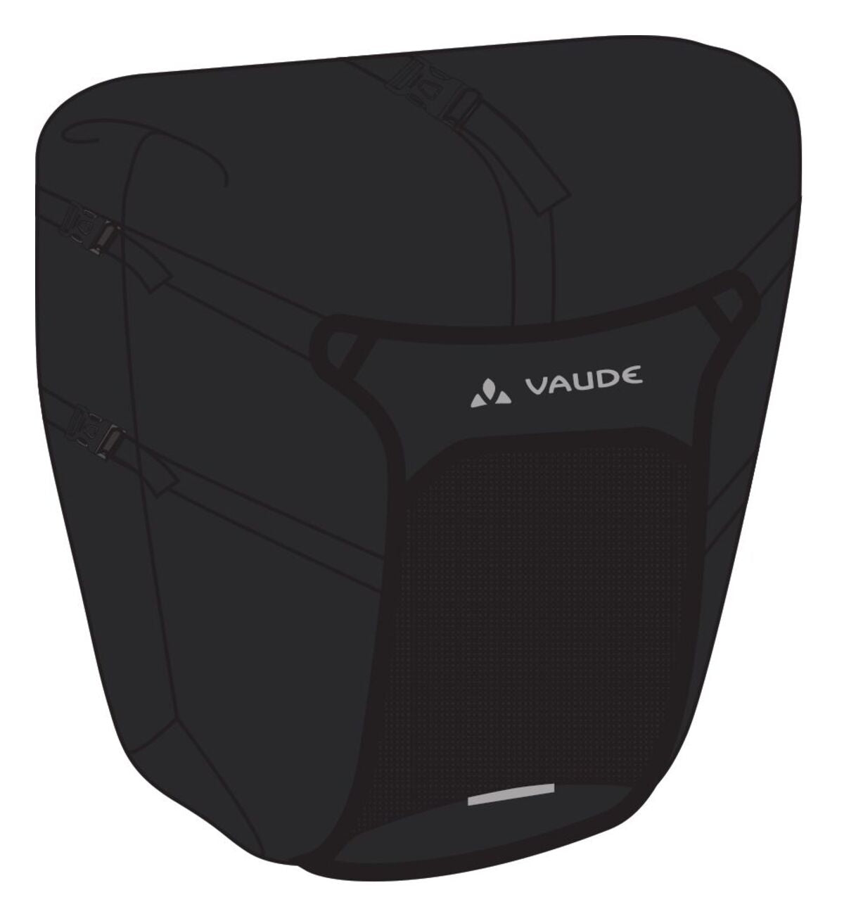 VAUDE Trailcargo sacoche de vélo noire