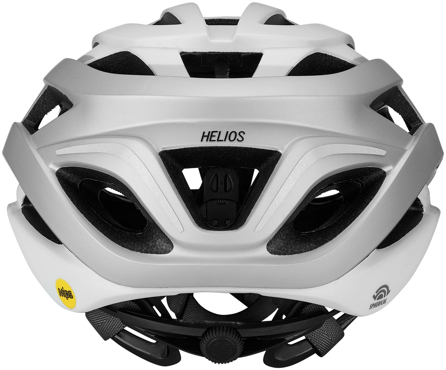 Casque Giro Helios Spherical mat blanc/silver fade