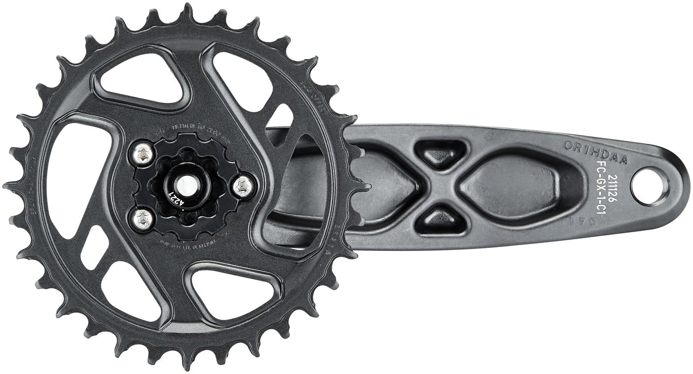 SRAM GX Eagle Boost DUB pédalier 12 vitesses 32 dents DM gris