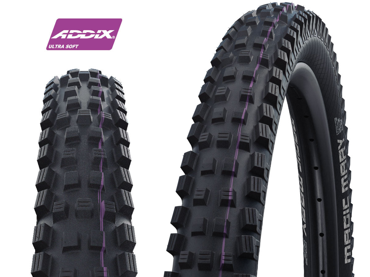 Schwalbe Magic Mary Evolution Super Trail pneu Addix Ultra Soft noir