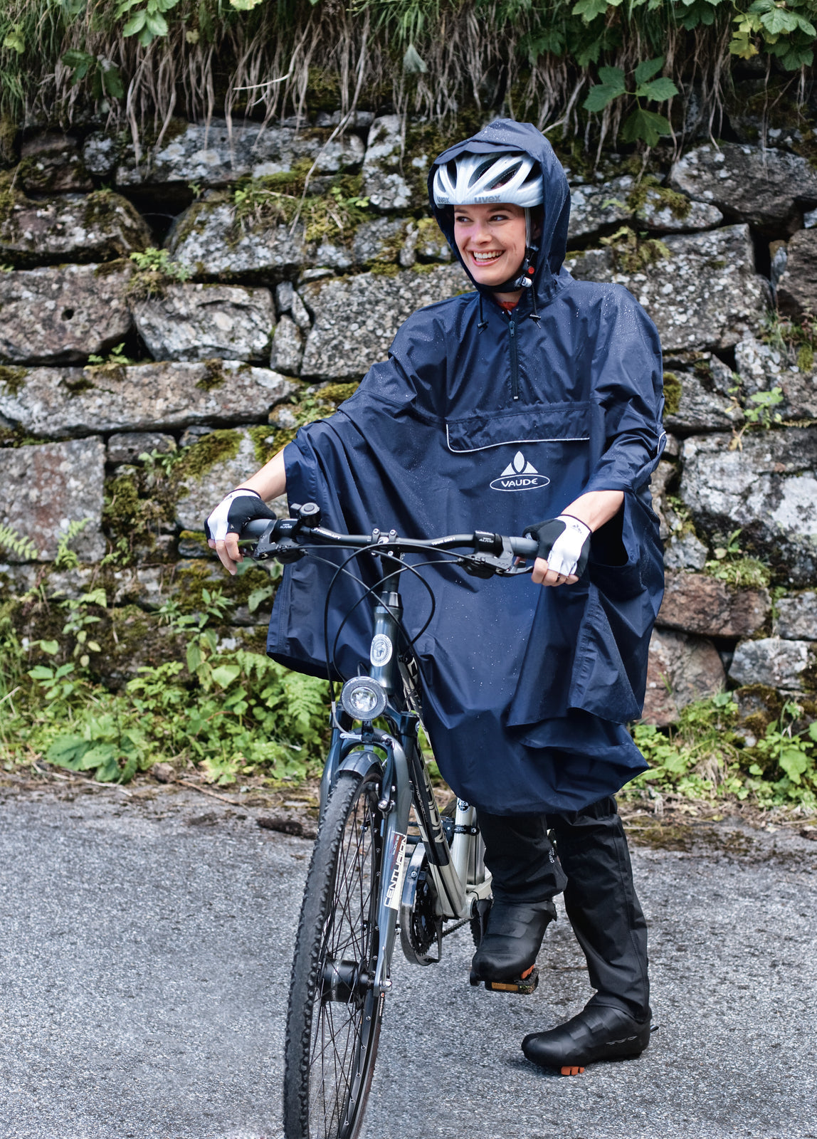 VAUDE Valdipino Poncho jaune