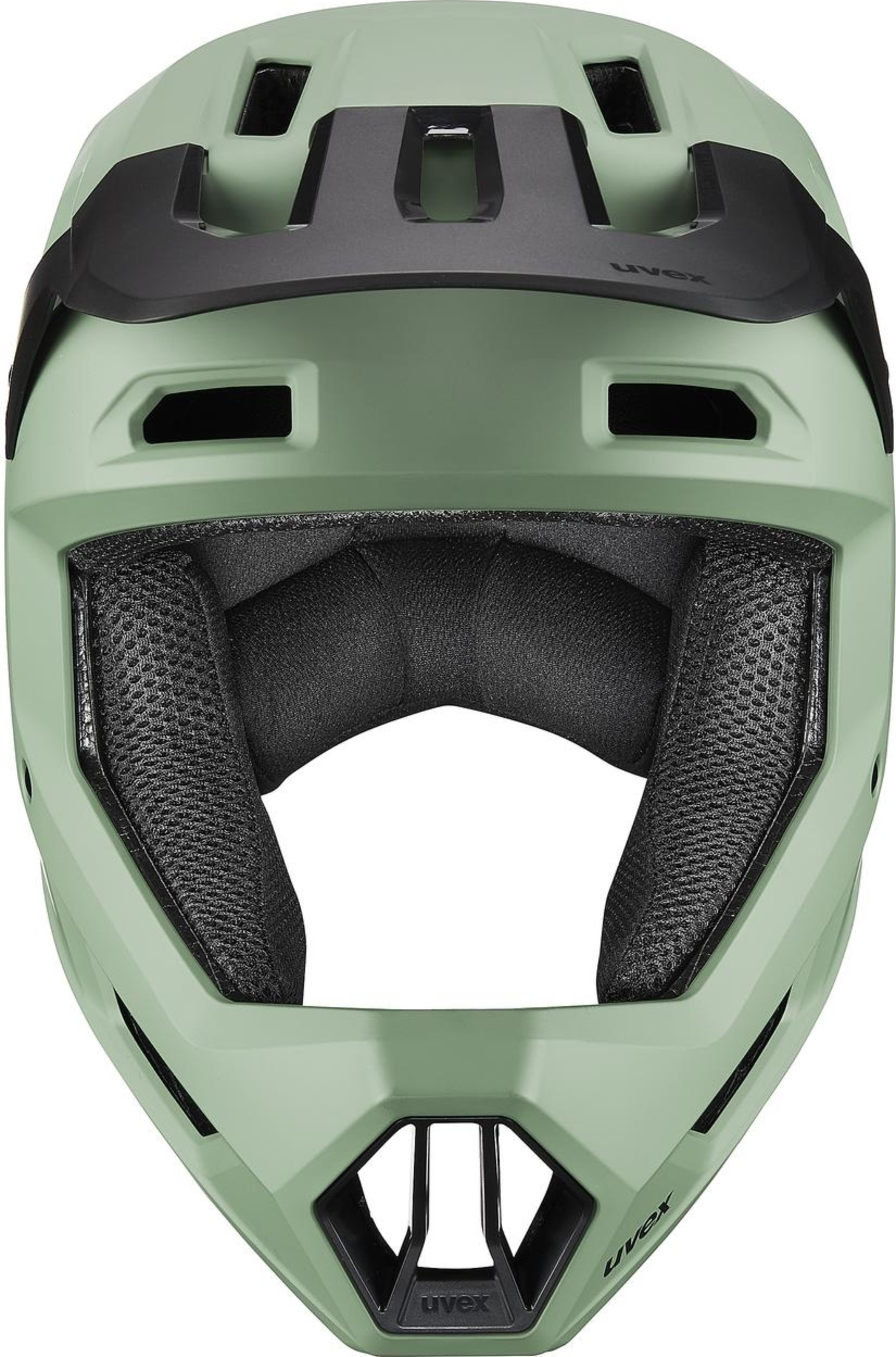 uvex Ravage casque intégral vert mousse-noir mat