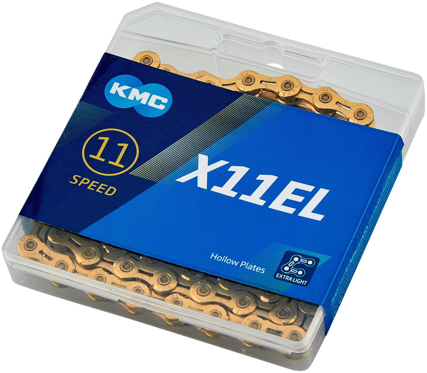 Chaîne KMC X11EL Ti-N 11 vitesses or