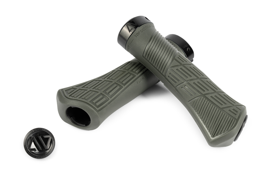 ACID Poignées HYBRID PERFORM trail motion olive