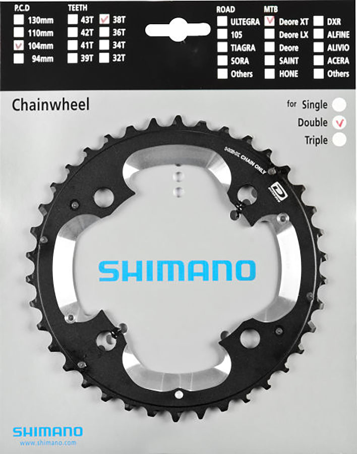 Shimano Deore XT FC-M785 plateau argent