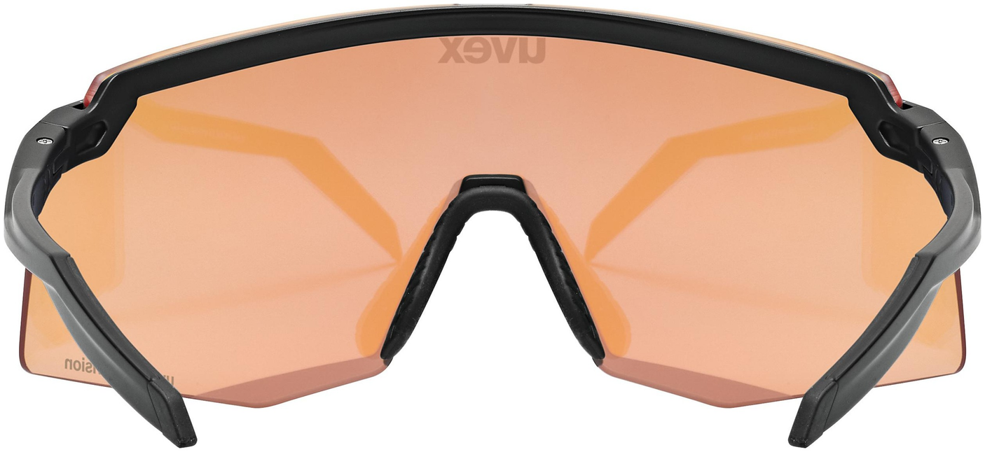 uvex Pace Stage Cv Lunettes de vélo Noir Mat / Miroir Bleu