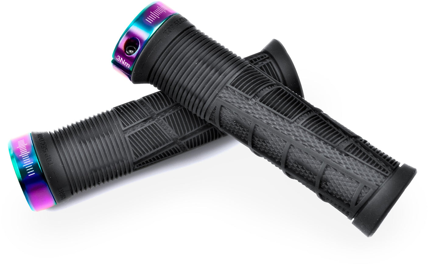 Poignées ACID DISRUPT translucent black´n´oil slick