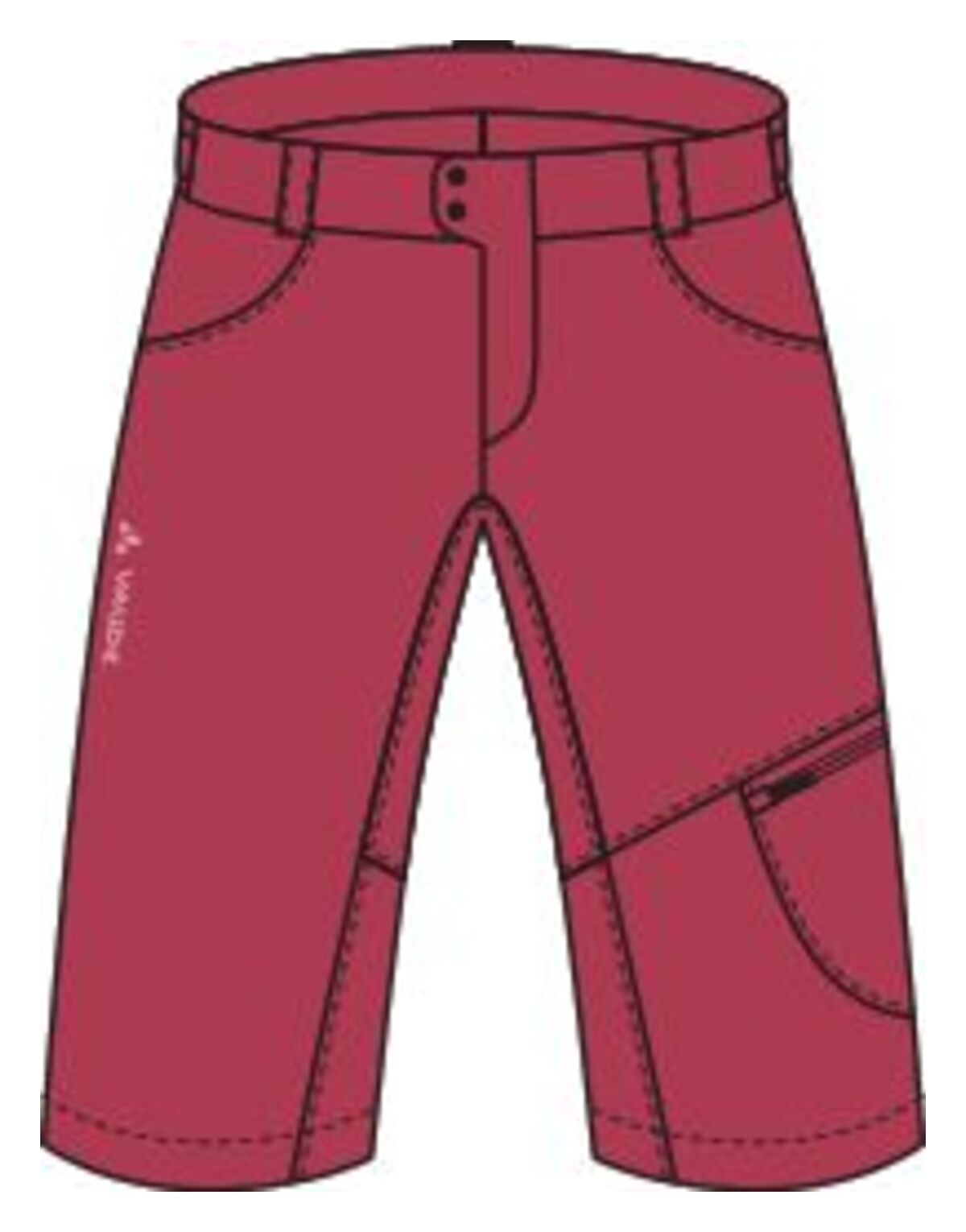 VAUDE Tamaro Shorts II femme orange