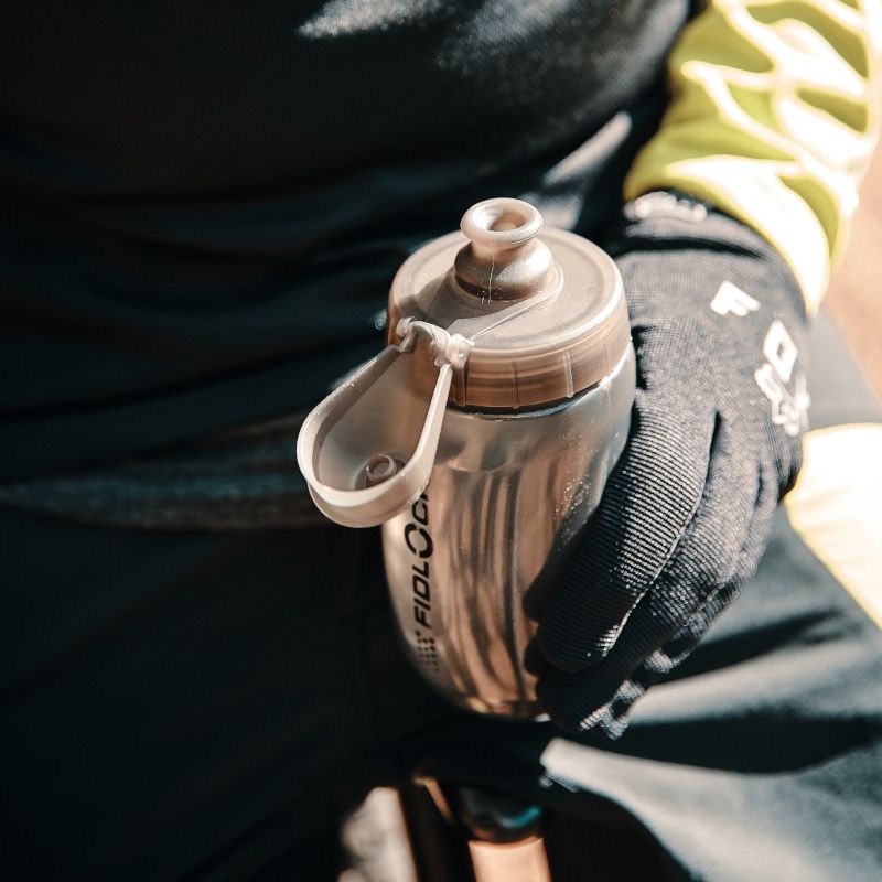 Fidlock Twist Single Bottle 450 incl. élément de connexion transparent/noir