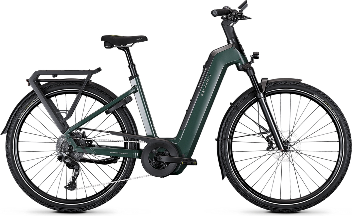 Kalkhoff ENDEAVOUR 5+ ADVANCE Wave 800 techgreen / diamondblack brillant