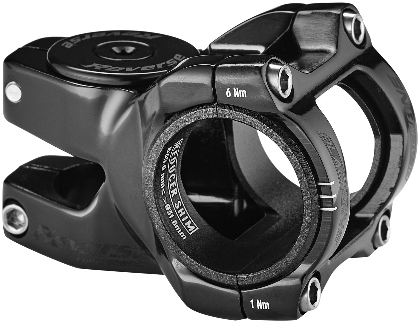 Reverse Black One Titanium Potence Ø31,8mm noire