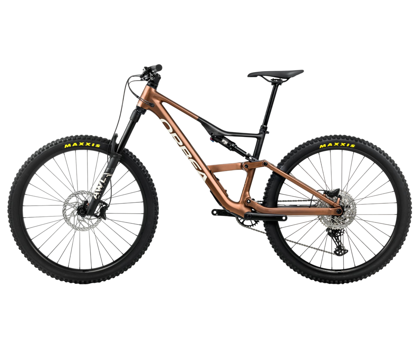 Orbea OCCAM LT H30 Diamant Métallique Cannelle (Mat) - Black (Gloss) (2026)