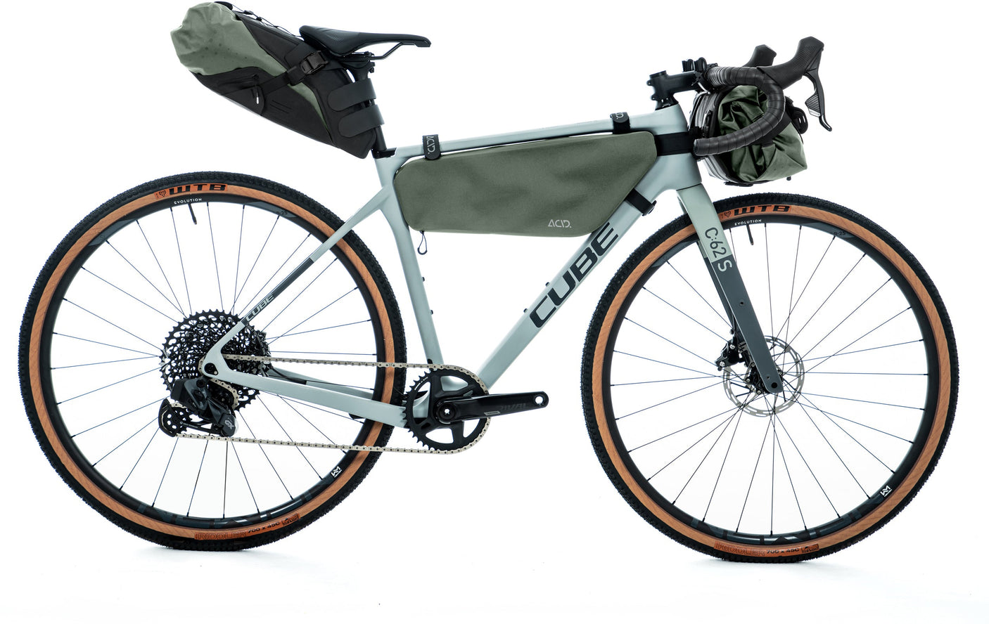 ACID Sacoche de cadre PACK PRO 4 vert