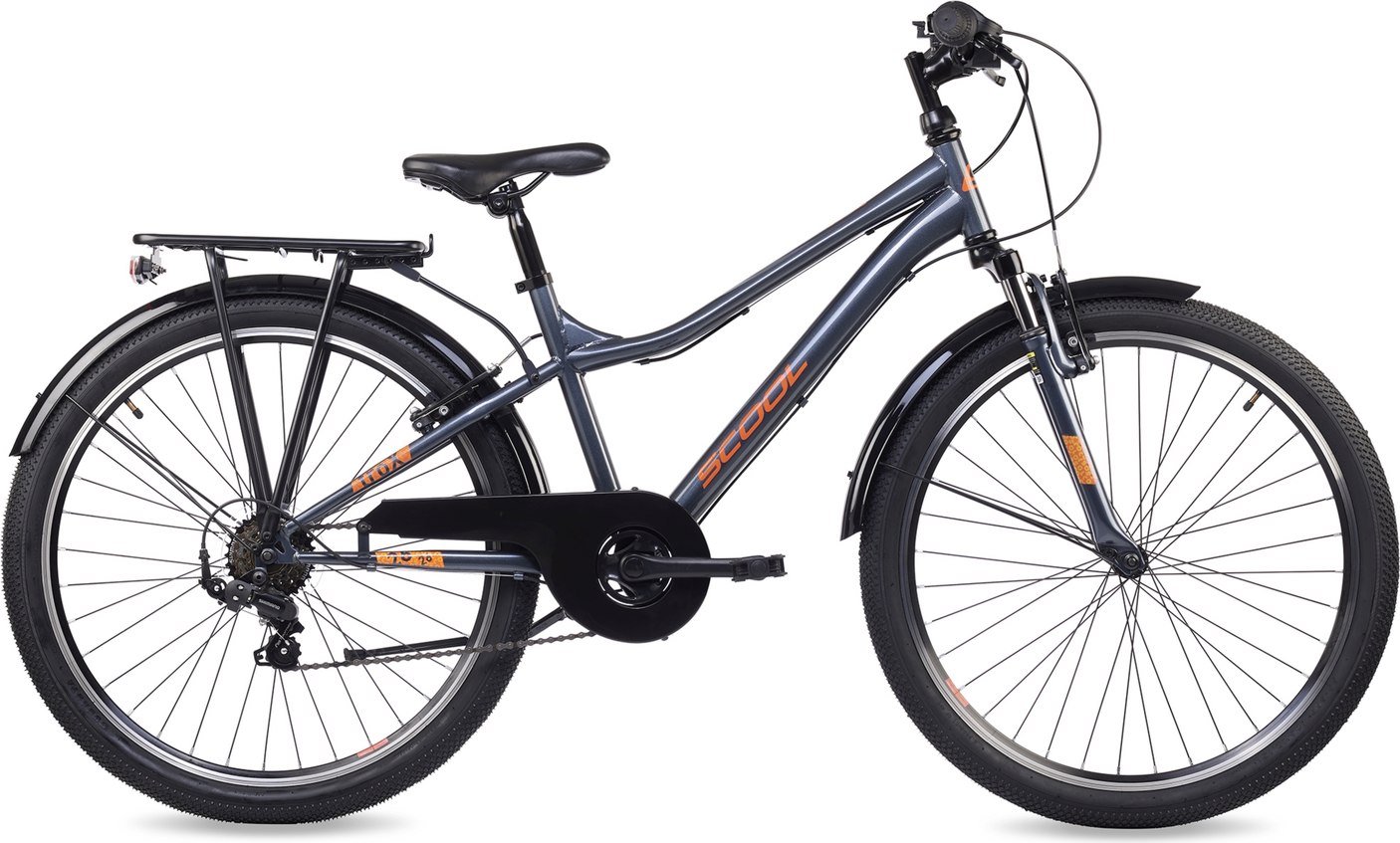 S'cool troX 26-K6 Gris foncé/Orange