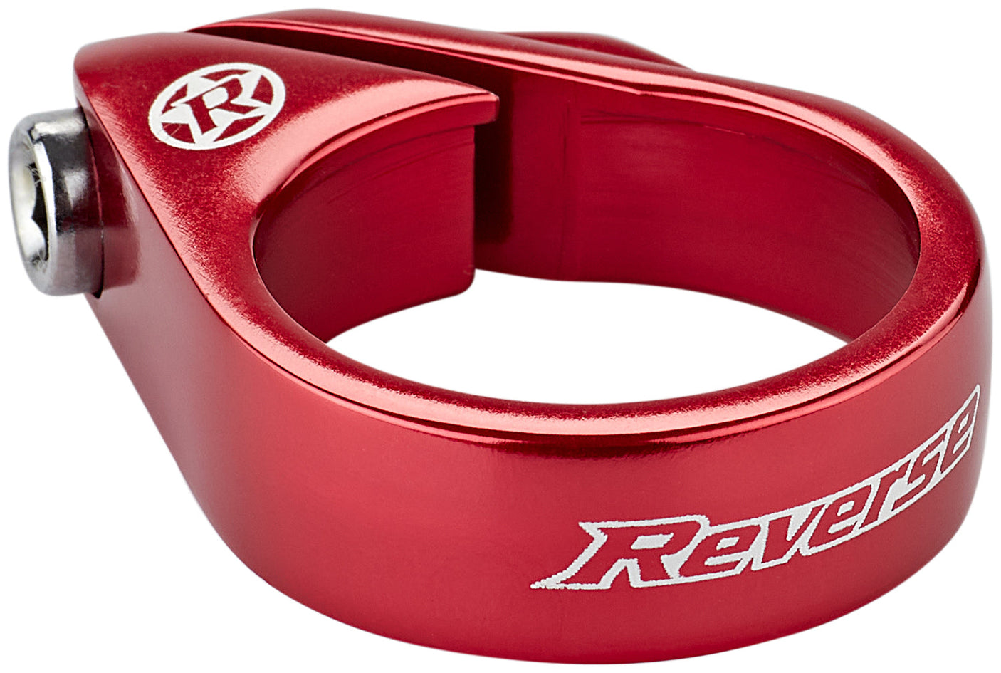 Reverse collier de selle à vis Ø34,9mm rouge