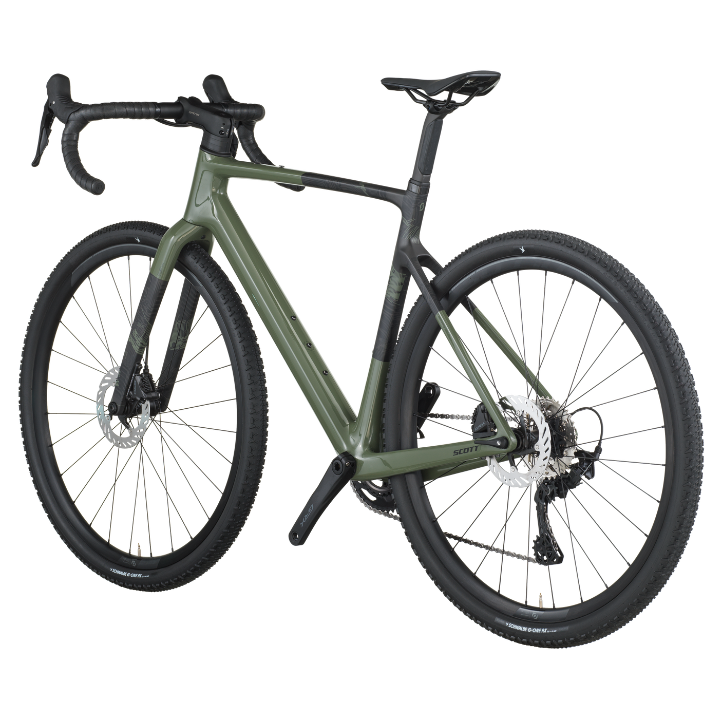 Scott Addict Gravel 40 vert wengé