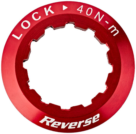 Reverse Bague de verrouillage de cassette rouge