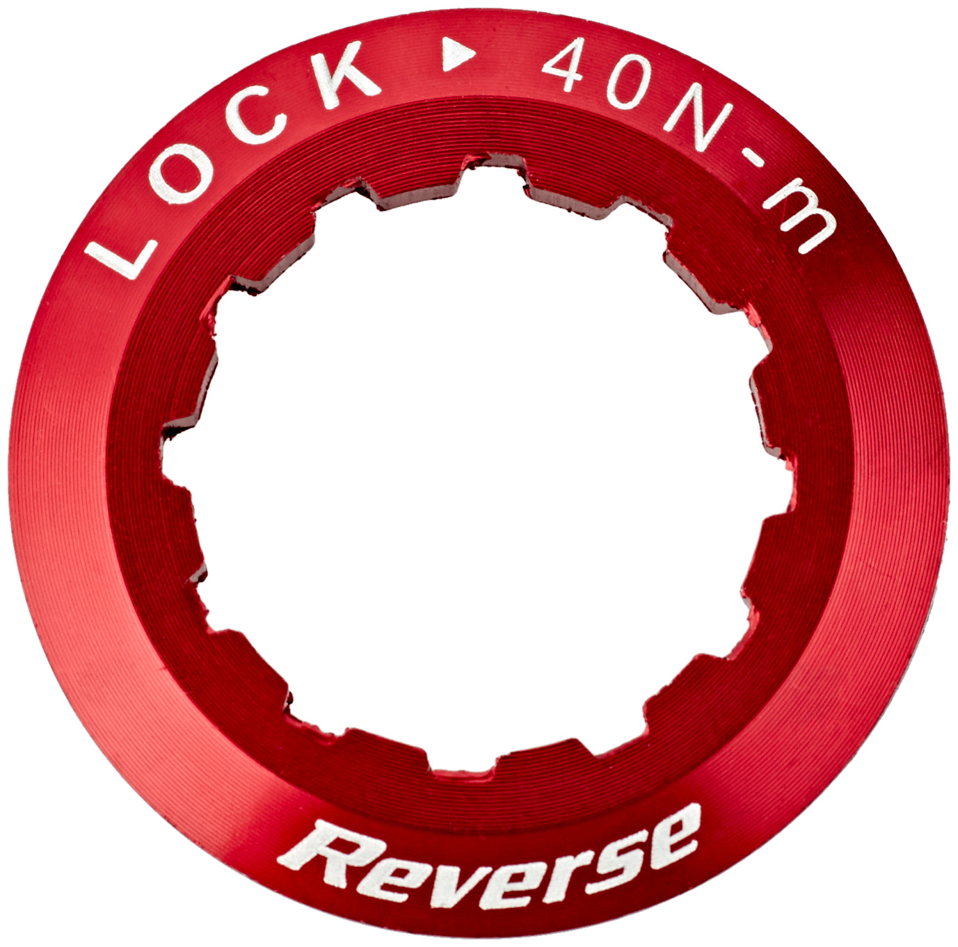 Reverse Bague de verrouillage de cassette rouge