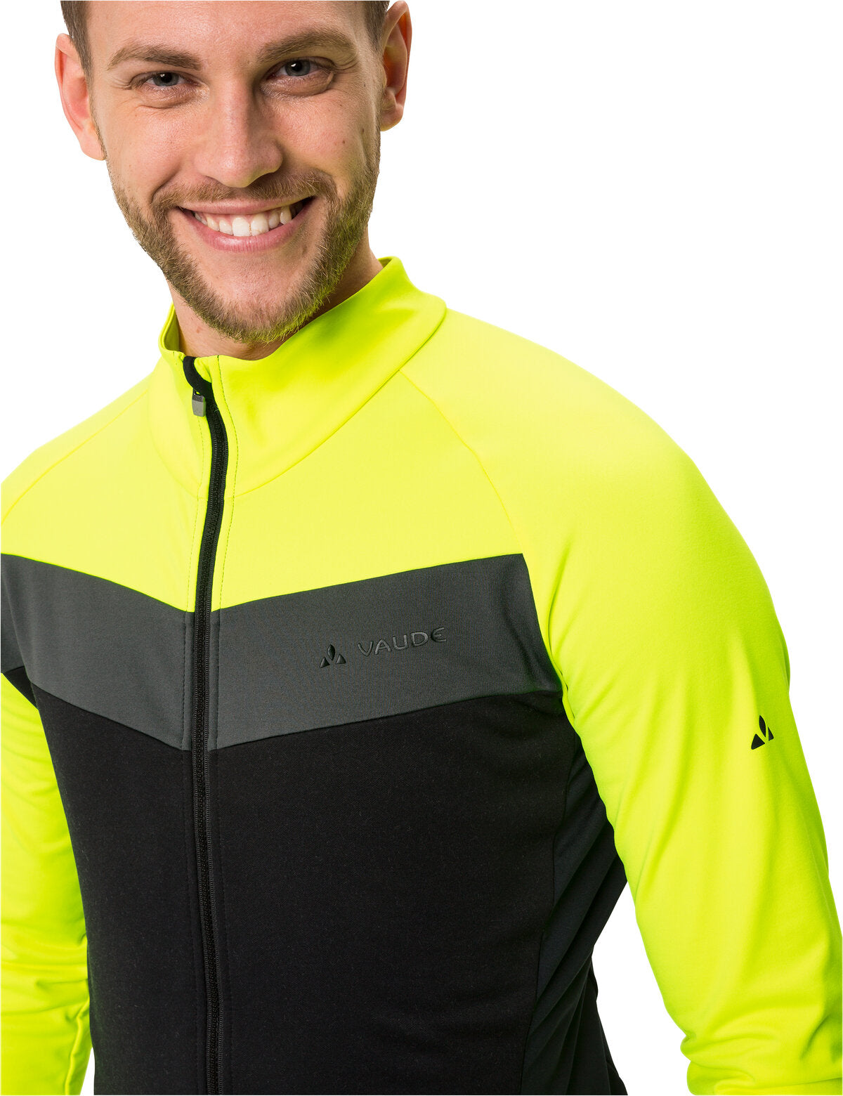 VAUDE Posta LS Tricot homme jaune néon
