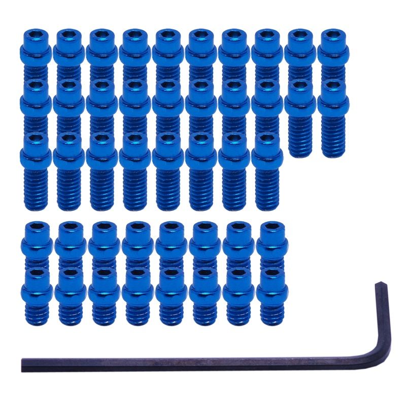 Kit de clous FlipPin pour pédales DMR Vault bleu