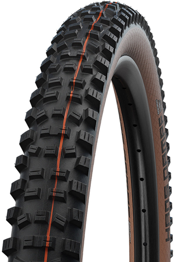 SCHWALBE Hans Dampf Super Trail Faltreifen 27.5x2.35" Addix Soft TLE schwarz/braun