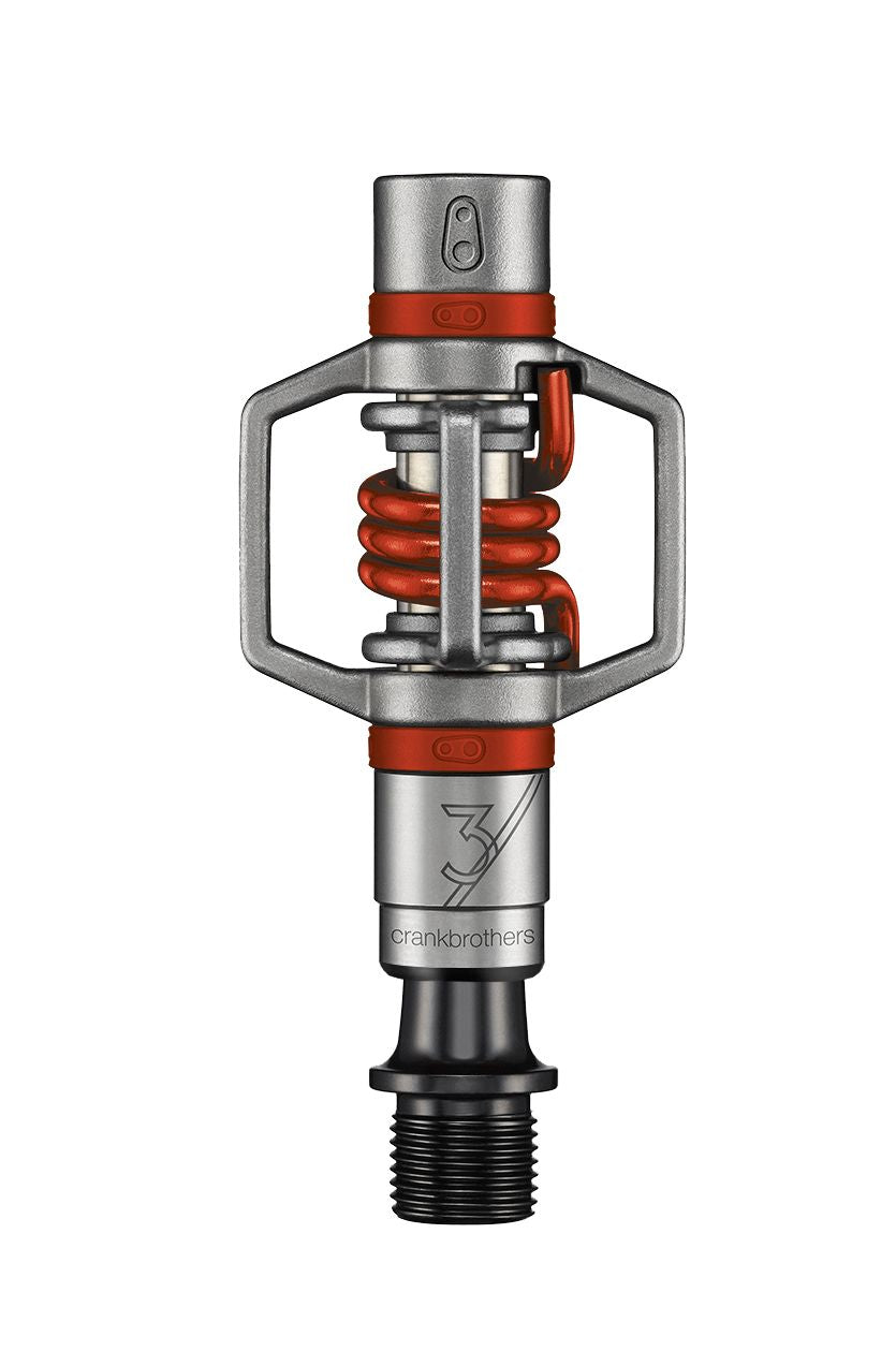 Crankbrothers Eggbeater 3 pédales argent/rouge