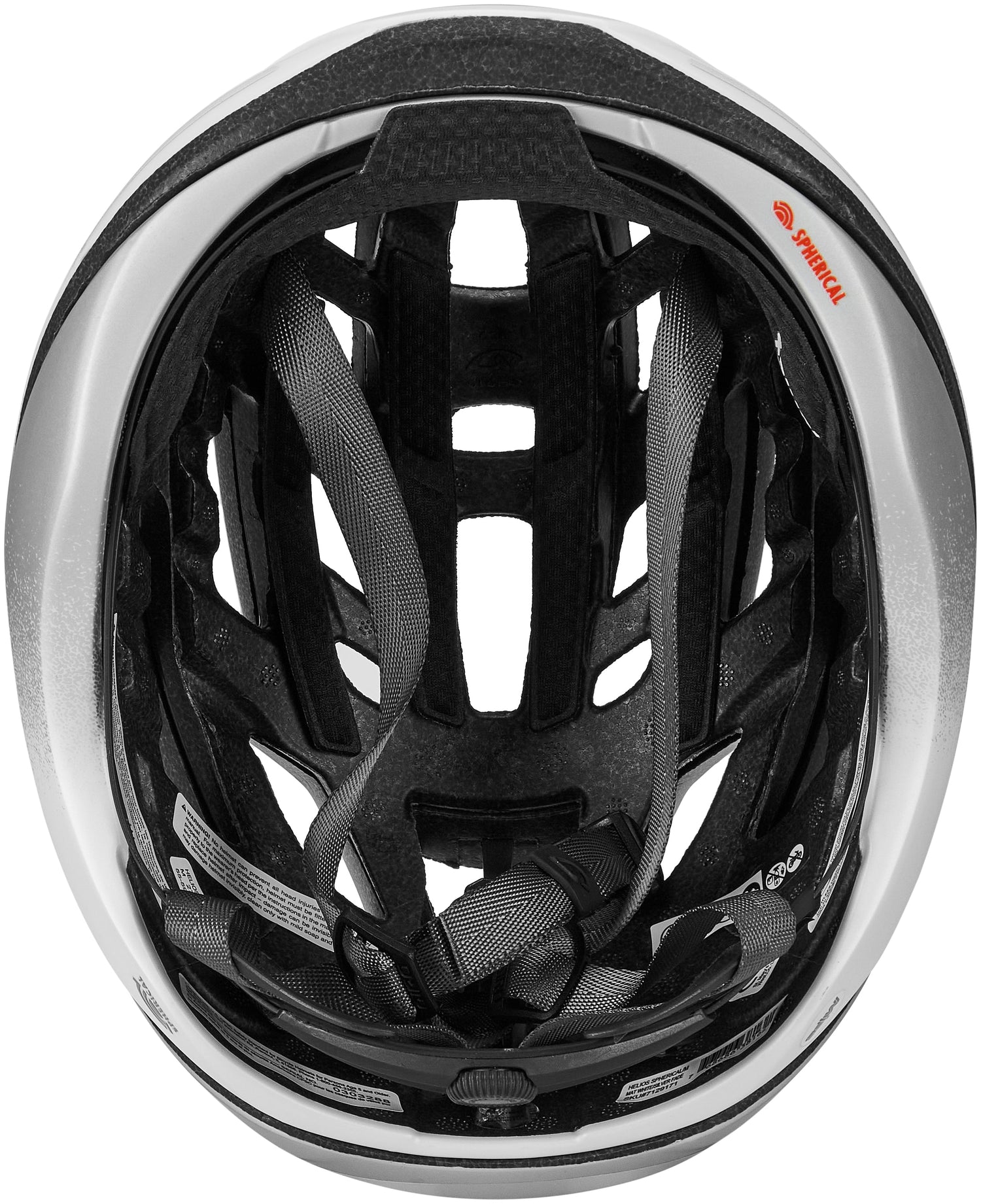 Casque Giro Helios Spherical mat blanc/silver fade