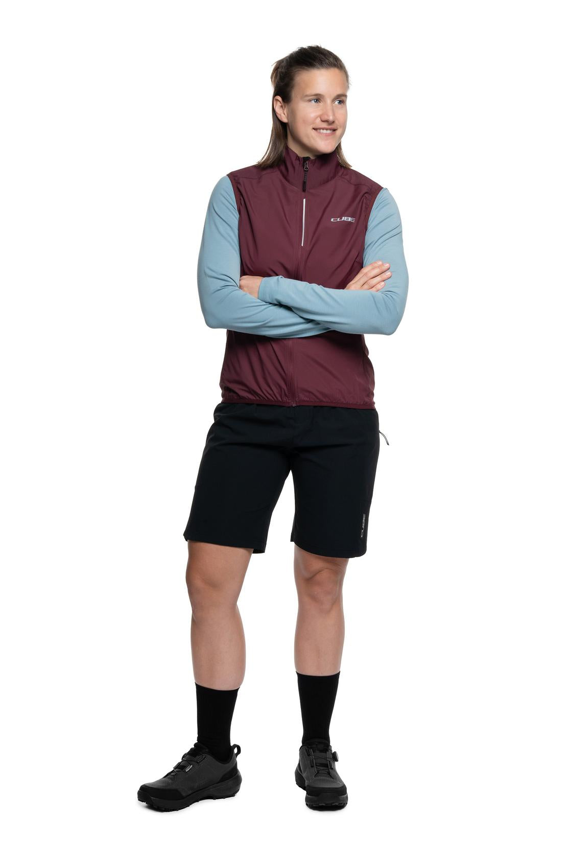 Cube WS coupe-vent CMPT bordeaux