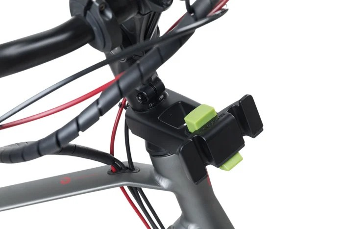 Basil Collier de tige de selle Ahead avec Klickfix noir