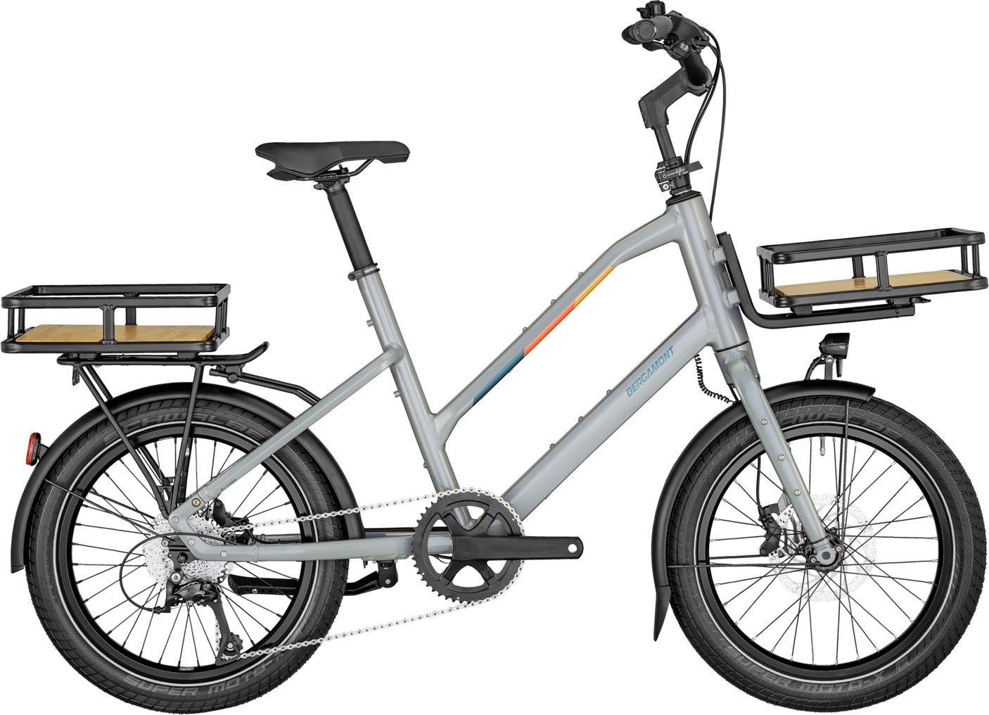 Bergamont Hans-On Compact gris mortier brillant