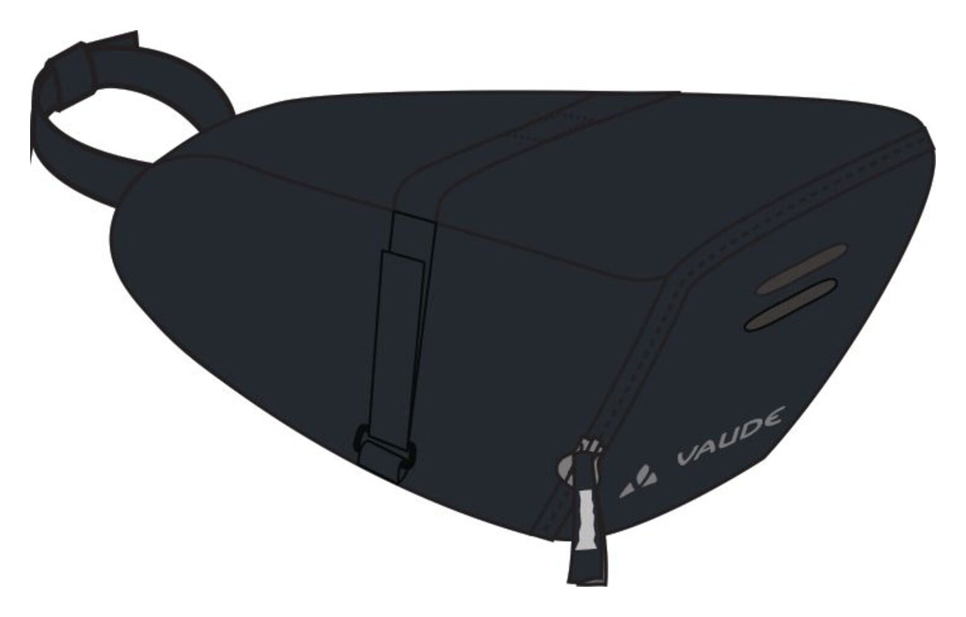 VAUDE Race Light L sacoche de selle en aluminium noir