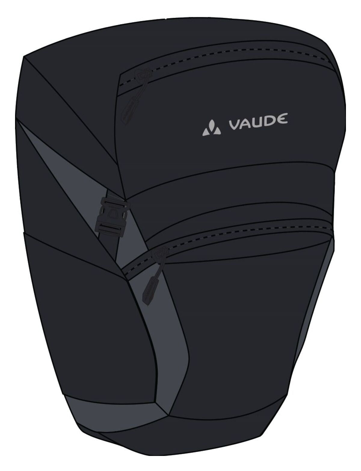 VAUDE OnTour Sac arrière noir