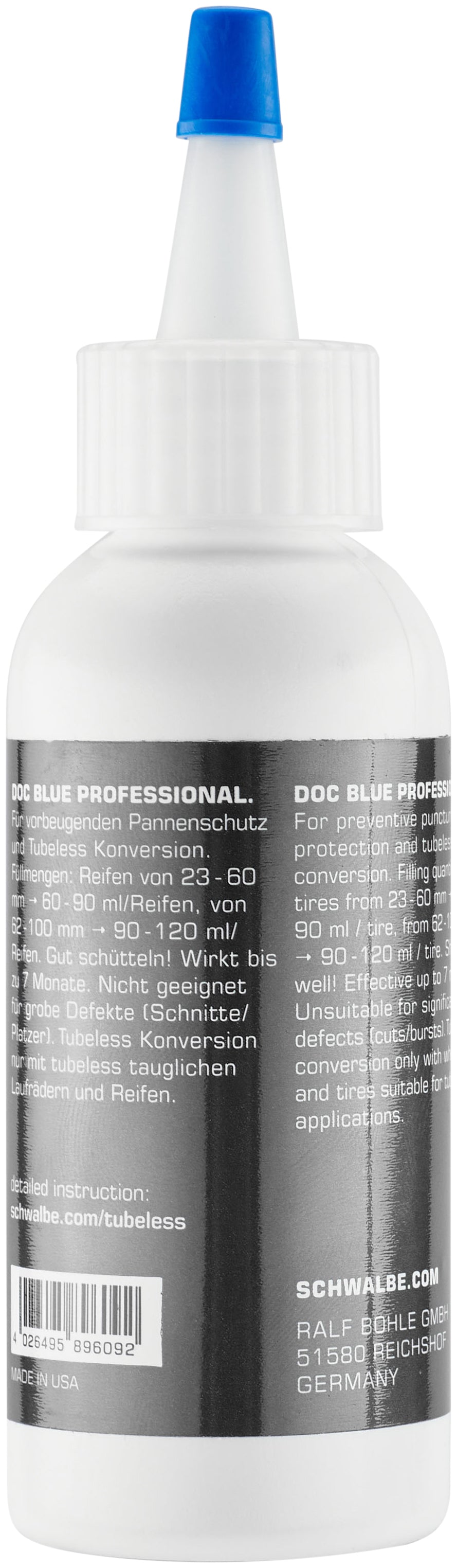 Schwalbe Doc Blue Professional Gel anti-crevaison 60ml