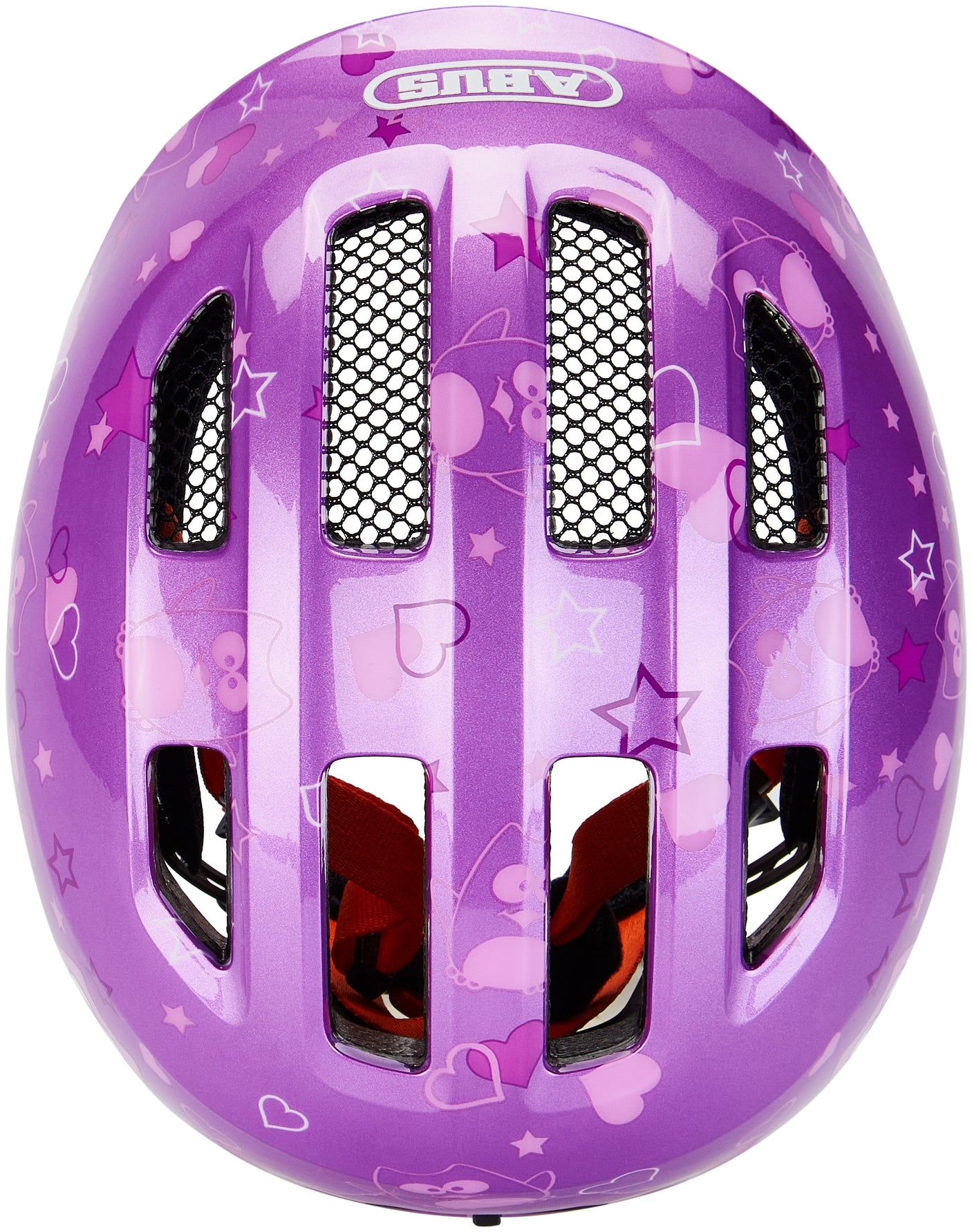 Casque ABUS Smiley 3.0 Kids étoile violette