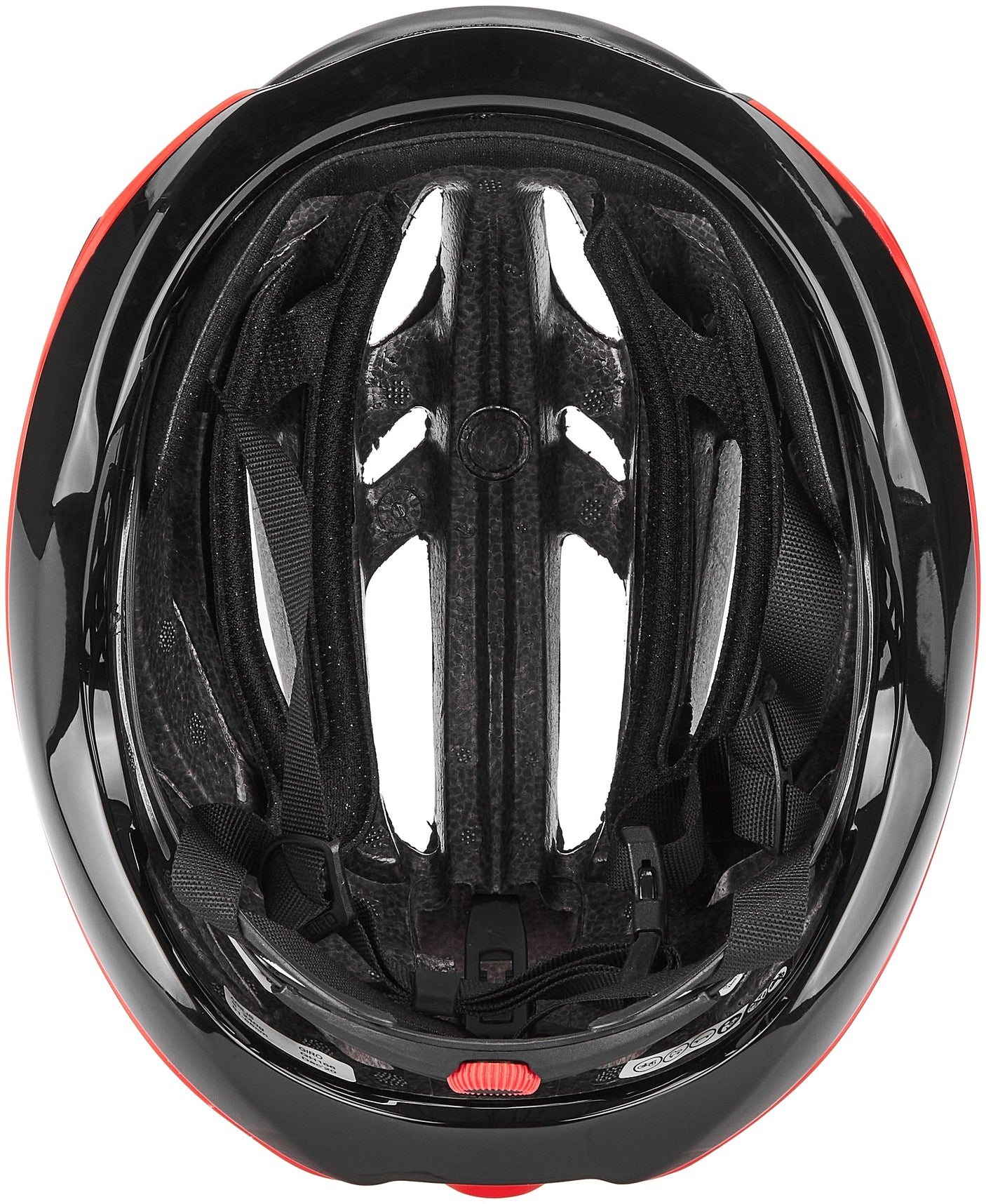Casque Giro AGILIS noir mat/rouge vif