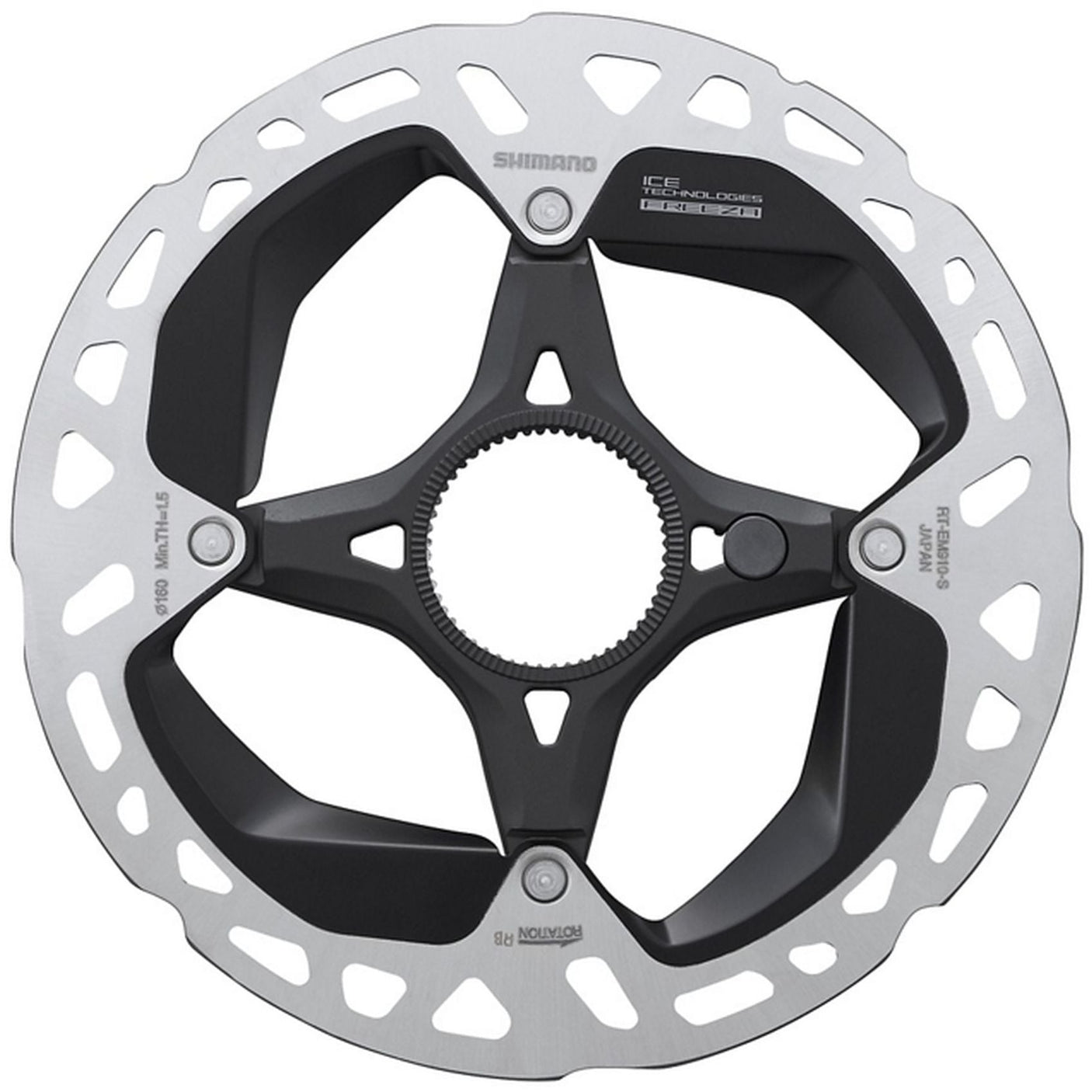 Shimano RT-EM910 Ice-Tech disque de frein Center Lock pour STEPS