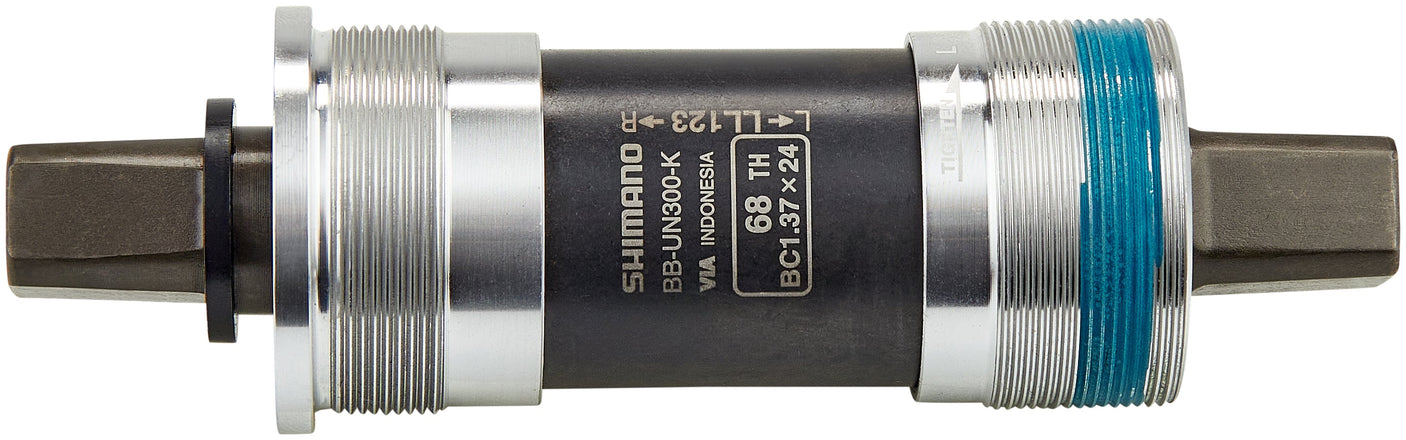 Shimano BB-UN300 Boîtier de pédalier carré BSA 68mm pour carter de chaîne incluant entretoise