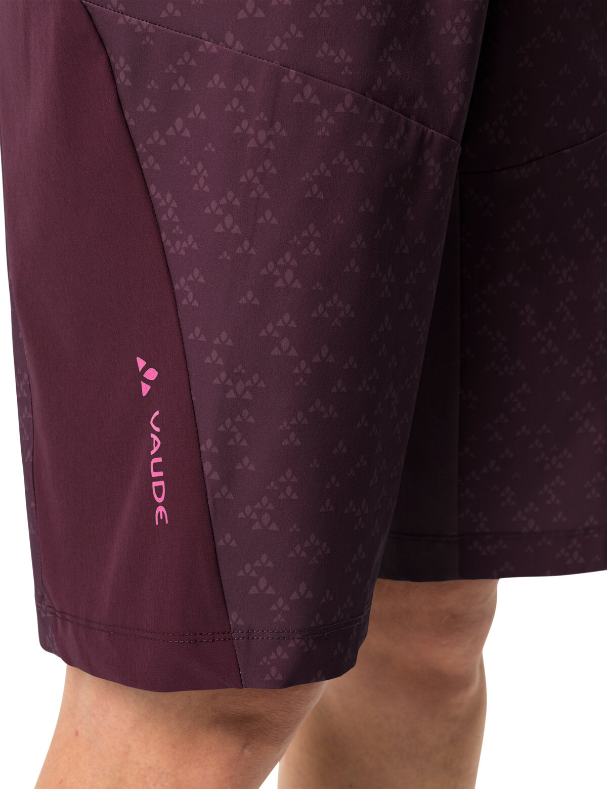 VAUDE Ledro Print Shorts femme violet