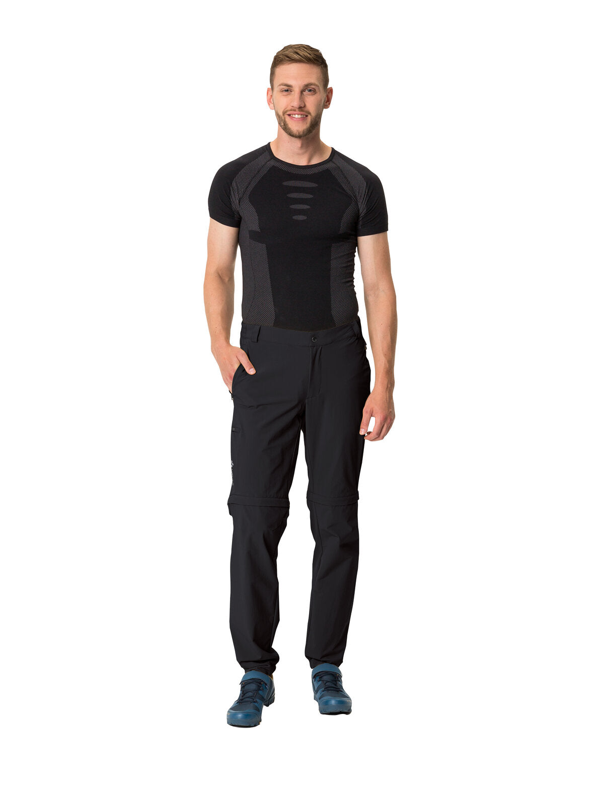 VAUDE Yaras Pantalon Zip Off Homme noir
