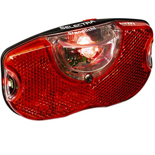 Busch + Müller Selectra feu arrière dynamo noir/rouge
