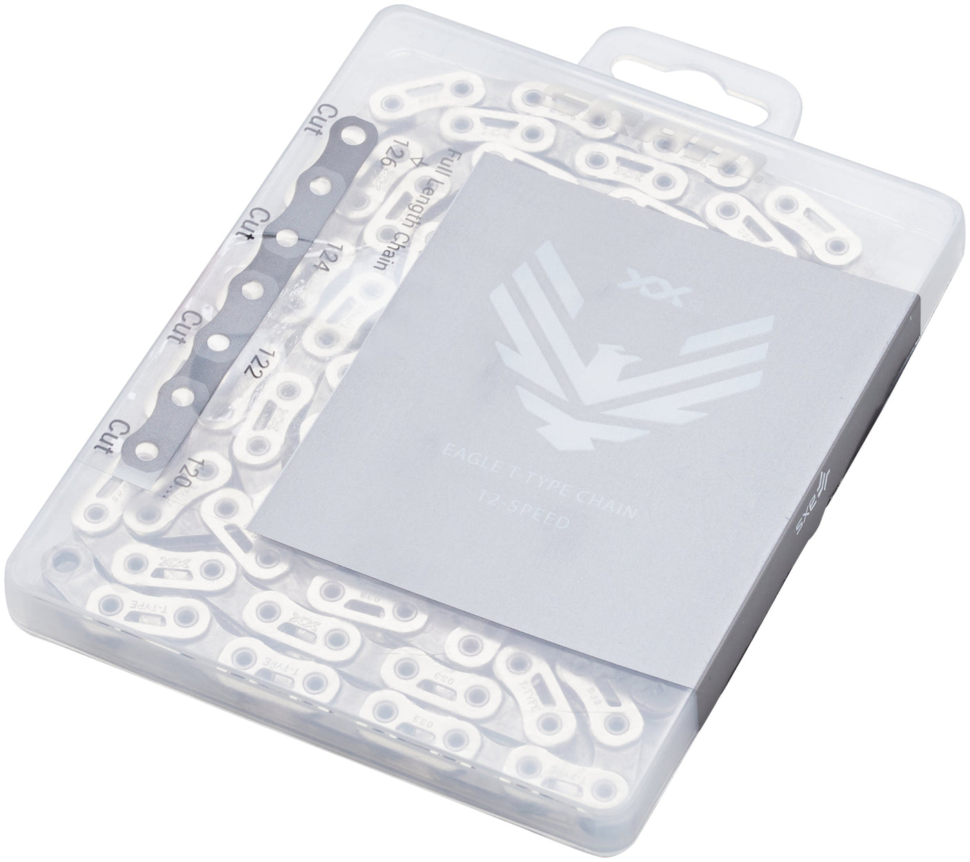 SRAM XX SL Eagle T-Type chaîne 12 vitesses 126 maillons incluant PowerLock argenté