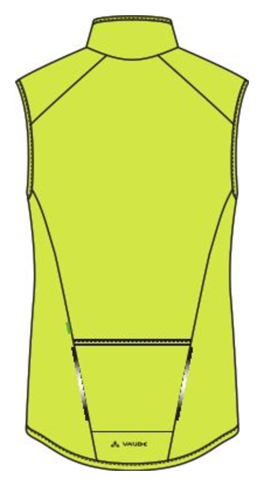 VAUDE Matera Air gilet homme jaune
