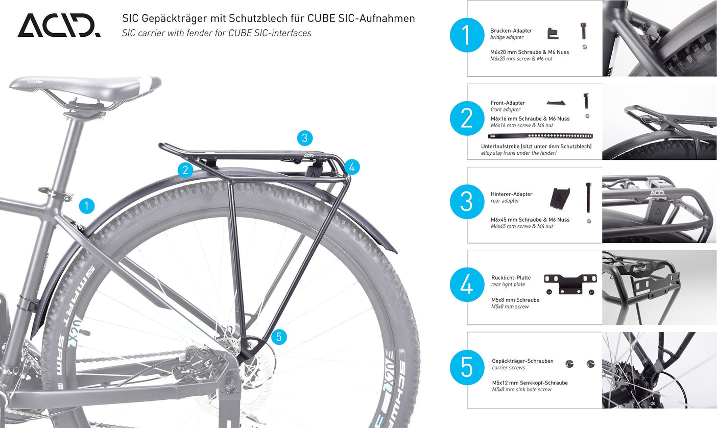 ACID Porte-bagages SIC 27,5" RILink