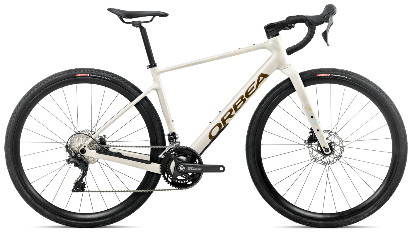 Orbea TERRA H40 Ivoire Blanc - Vert Olive Métallique (Brillant)