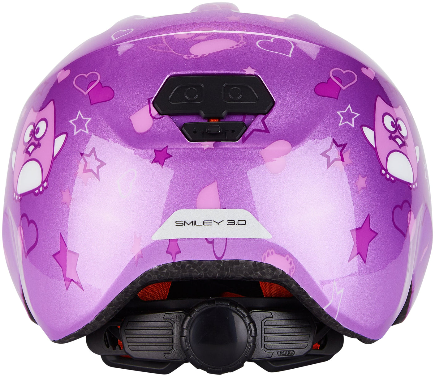Casque ABUS Smiley 3.0 Kids étoile violette